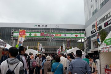 Keramaian di festival