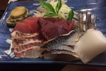 De délicieux sashimi