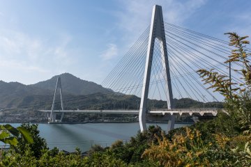 Ikuchi Bridge was the longest cable stayed bridge in the world at the time of completion