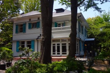 The Ehrismann Residence is surrounded by green