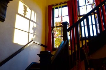 Santa Clause may come down these stairs!