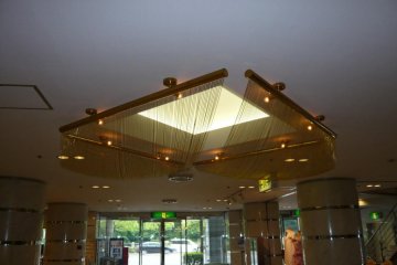 The lobby of the Tokyo Dai-ichi hotel