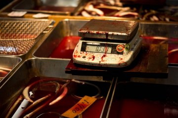 Tsukiji is not for the faint hearted