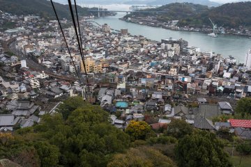 The view from the Senko-ji cable car is breath taking