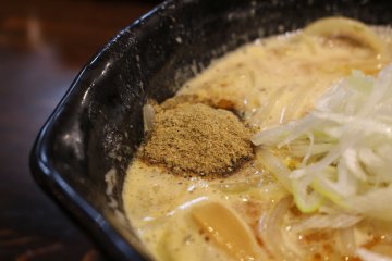 Dried fish powder adds extra umami