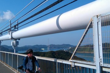 Enjoying the bridge