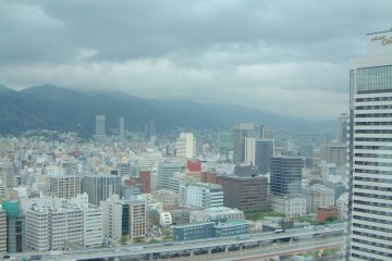 La ville vue depuis le point d'observation de la Tour