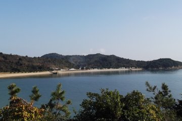 One of the island's many coves