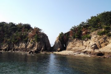 The rocky coast