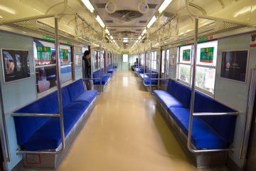 This train allowed entrance and photos
