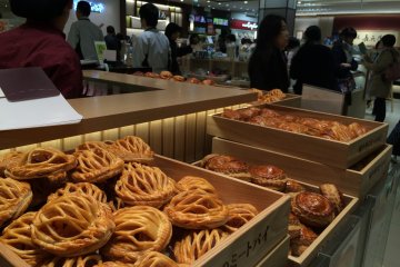 Many baked goods available.