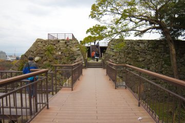 The viewing deck is quite wide and spacious