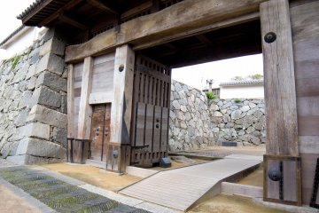 One of the last remaining entrances