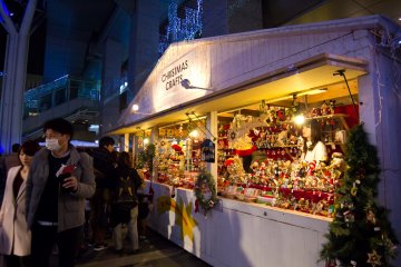 Christmas crafts stall