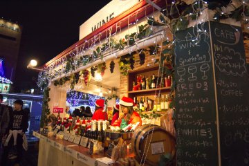 Various wines and other alcohols were also being sold