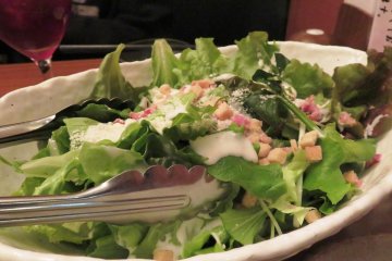 Watami serves the kind of salads that someone from Manhattan would drool over