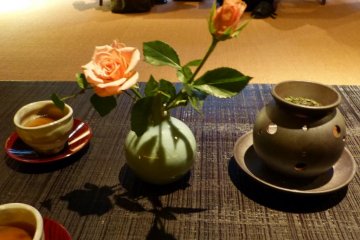 Welcome tea service