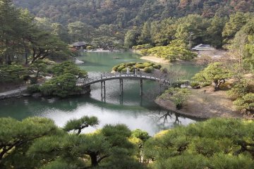 The scenery of Ritsurin-koen