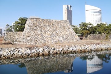 Castle ruins in Tamamo Park