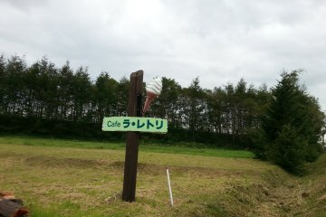 Les indications le long de la route