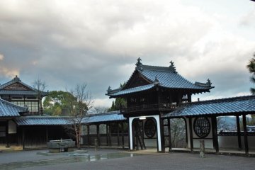 The courtyard is filled with the scent of incense and the sound of the ringing bells
