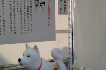 Konpirasan also the shrine for dogs 