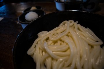 Sanuki udon in Wara house