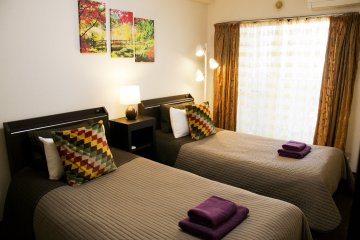 Large bedroom in the 6th floor apartment