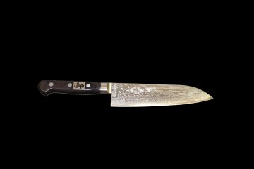 Nickel Damascus steel blade