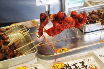 Squid on a stick!