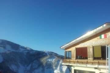 Alpina serves up some amazing Italian food with great views from the picture windows.