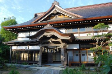 One of over 20 shukubo in Toge village where you can stay overnight and enjoy Dewa Sanzan Shojin Ryori