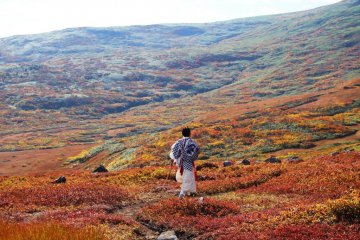 Naruse is at home on Mount Gassan, one of the Three Mountains of Dewa and an ascetic training ground for the Dewa Sanzan yamabushi