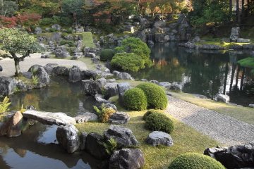 The garden at Sanboin