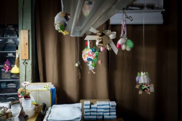 Inside the Yes Factory gift shop
