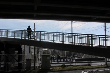Pathways above the road
