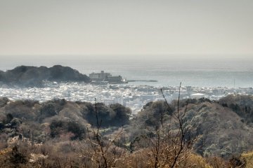 Looking down towards Yugahama Beach  