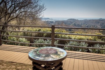 Reaching the top of Mount Rokkoku Kensan
