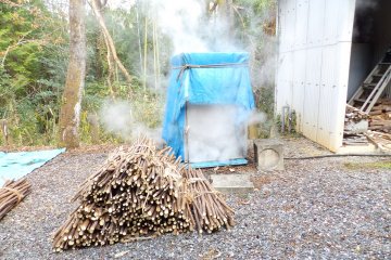 The steaming begins: ready for stage three