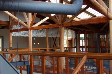 The interior of the Awagami Factory