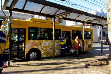 Even the Ghibli bus is special