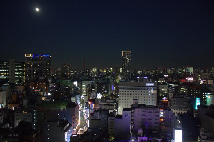 Shinjuku view at night