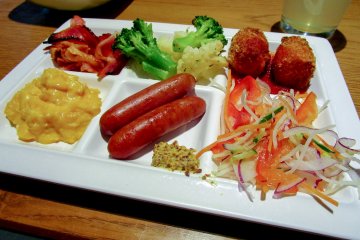 A sample of the buffet offerings
