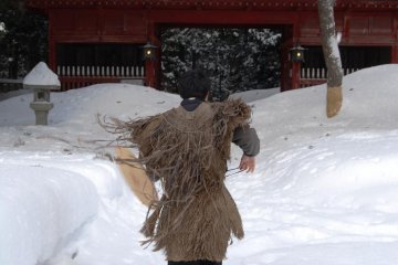 Stomping through the snow is fun but also exhausting
