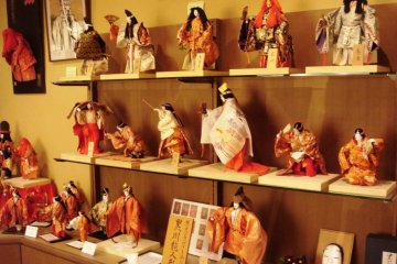Noh dolls at the Kurokawa Noh Museum
