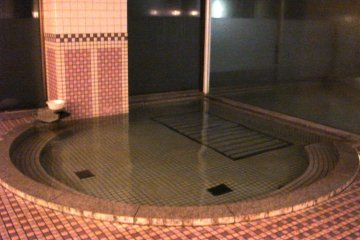 View of the "Observation Spa" on the top floor of the hotel.