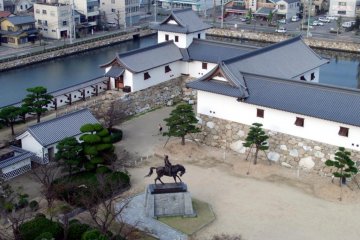 The view from the castle keep