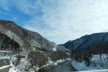 Minakami blue skies