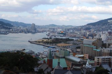 View from Glover Garden over Nagasaki City