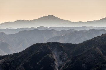 A view from the summit of Mount Hinode